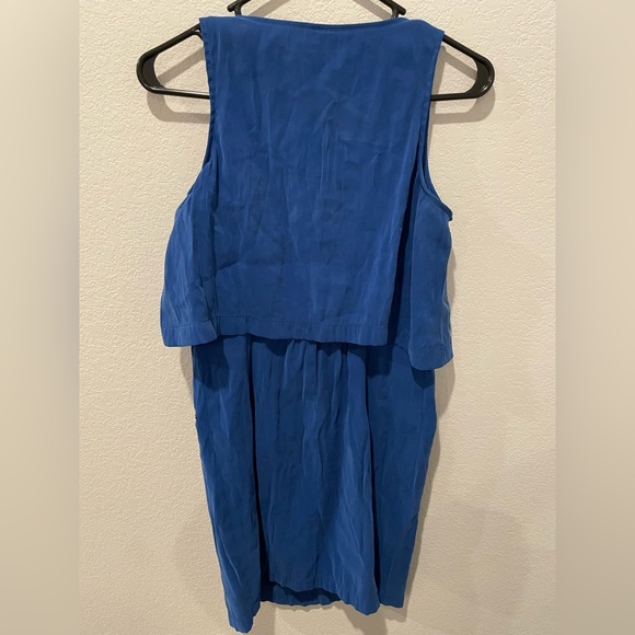 Kenneth Cole New York Blue Sleeveless Mini Dress Size Extra Small - Picture 7 of 10